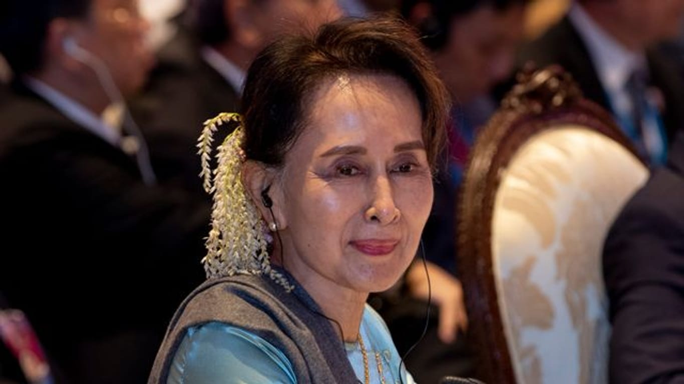 Myanmars Ex-Regierungschefin Aung San Suu Kyi.