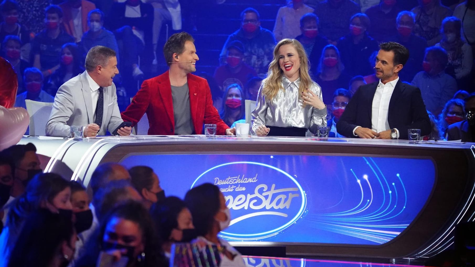 Die DSDS-Jury am Samstagabend: Joachim Llambi, Toby Gad, Ilse DeLange und Florian Silbereisen.