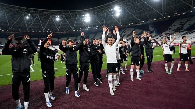 Bei der Eintracht ist der Blick schon auf das Europa-League-Rückspiel gegen West Ham gerichtet.