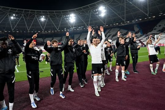 Bei der Eintracht ist der Blick schon auf das Europa-League-Rückspiel gegen West Ham gerichtet.
