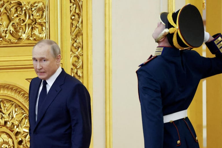 Wladimir Putin absolviert wieder Propagandatermine im Kreml.
