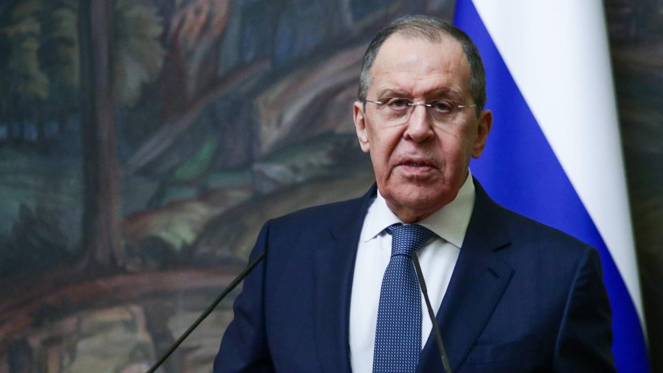 Sergej Lawrow: Der russische Außenminister versicherte, dass Russland kein Interesse an einem Atomkrieg habe.