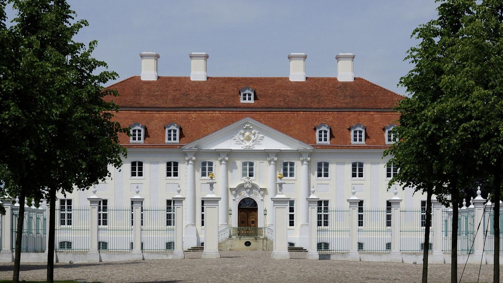 Das Gästehaus der Bundesregierung nahe Berlin.