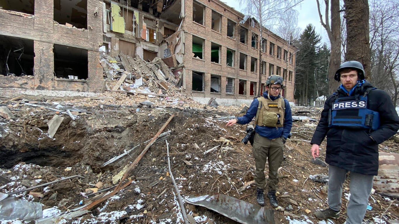 Journalisten in der Ukraine: In Russlands Angriffskrieg haben auch Medienvertreter ihr Leben verloren.