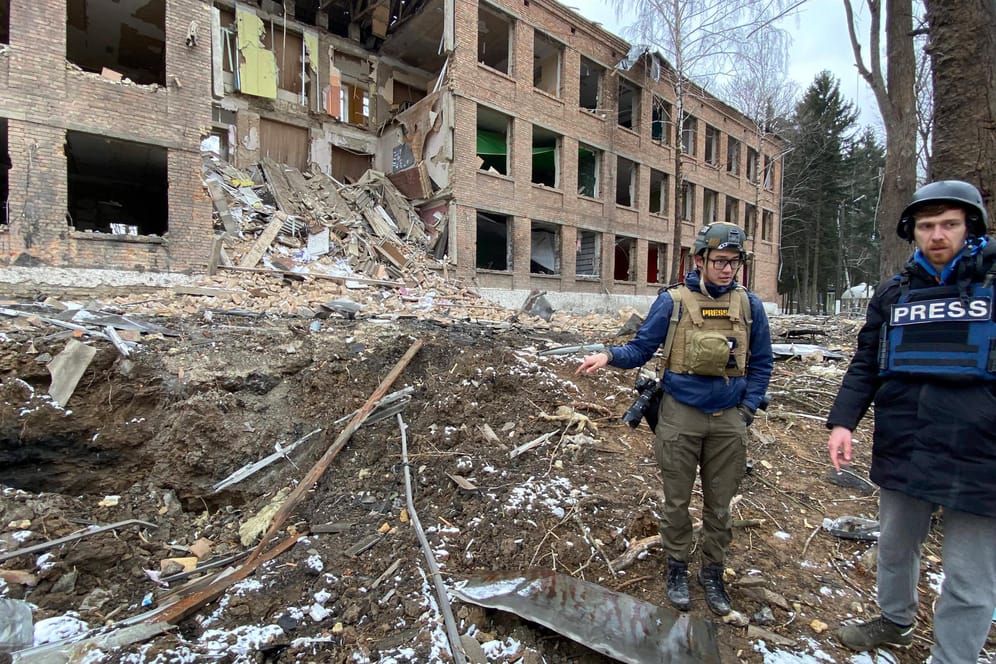 Journalisten in der Ukraine: In Russlands Angriffskrieg haben auch Medienvertreter ihr Leben verloren.