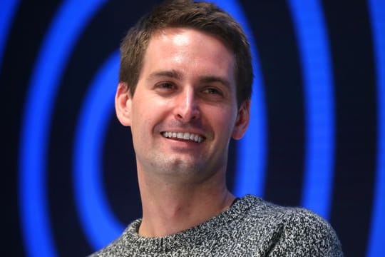 Evan Spiegel, Gründer und CEO von Snap, bei einer Podiumsdiskussion in München.