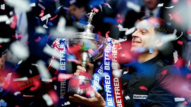 Zum siebten Mal Snooker-Weltmeister: Ronnie O'Sullivan.