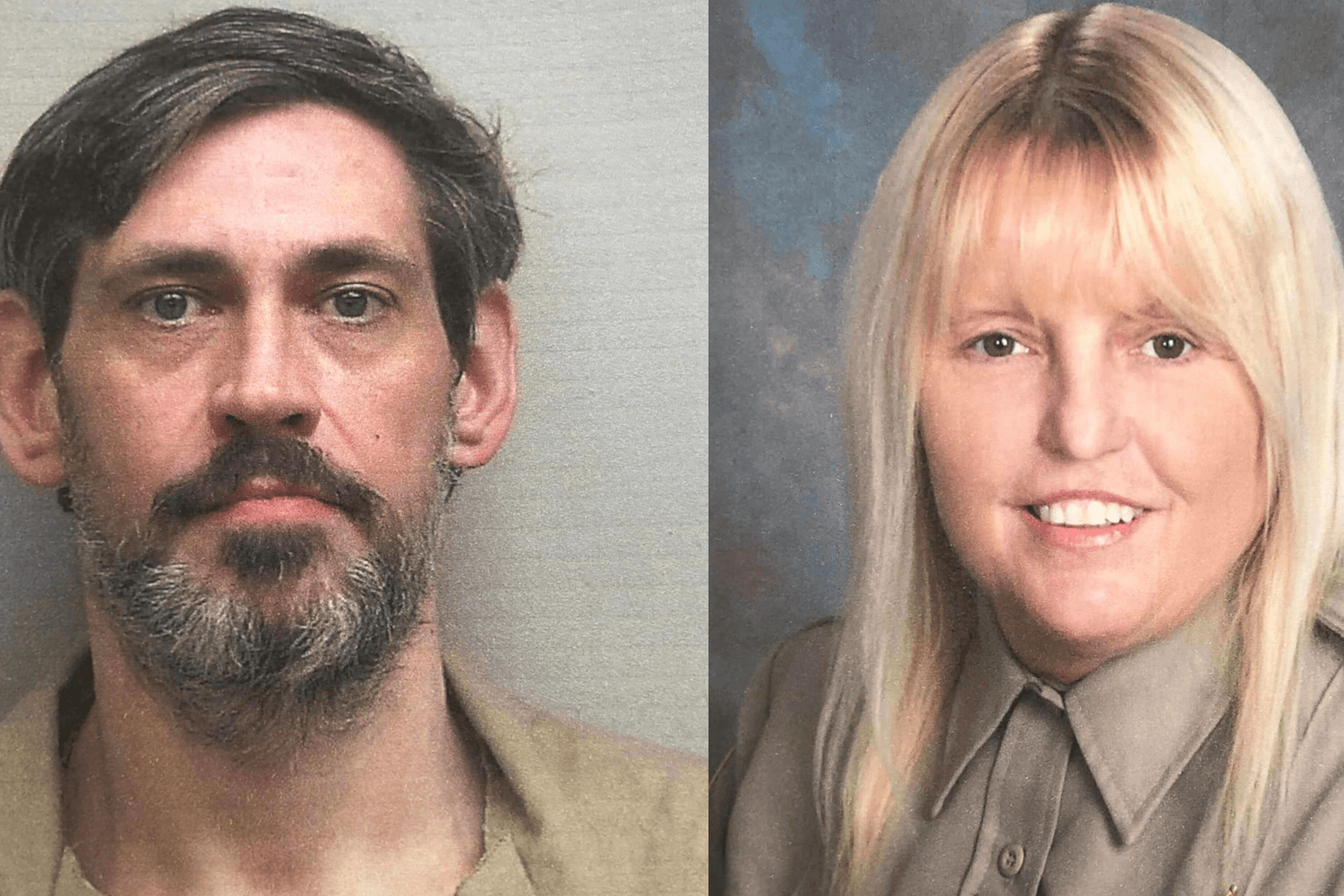 Häftling Casey W. und Beamtin Vicky W.: Mit diesen Fotos sucht die Polizei nach den beiden.