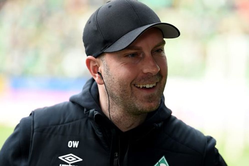 Werder-Trainer Ole Werner will mit seinem Team in die Bundesliga aufsteigen.