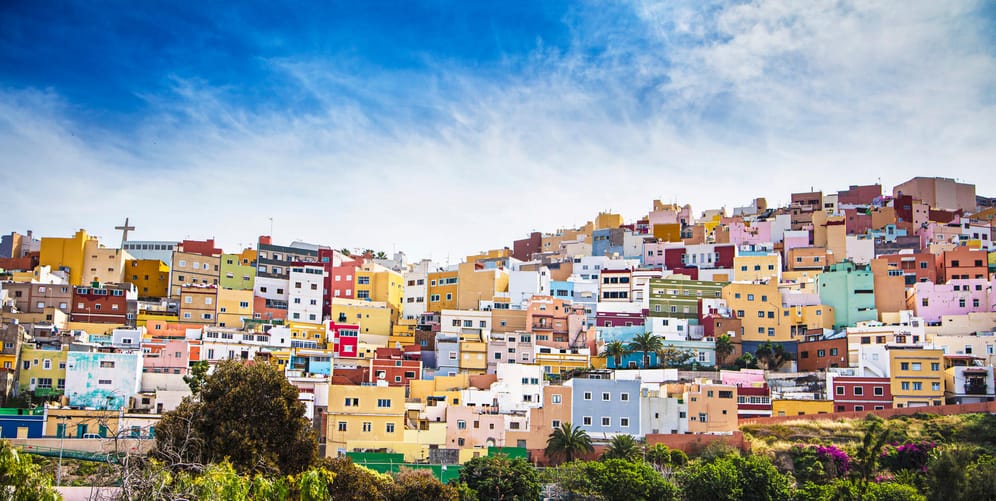 Platz 8: Las Palmas auf Gran Canaria landet mit 341 Sonnenstunden monatlich weit oben im Ranking.