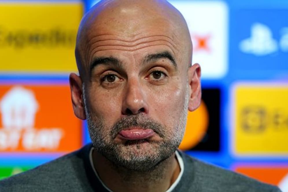 Trainer Pep Guardiola hat mit Manchester City bislang noch keinen internationalen Titel gewinnen können.