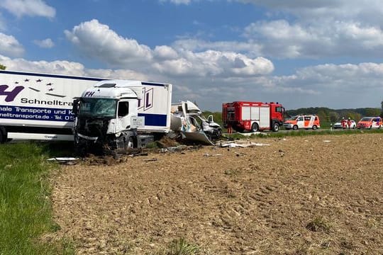 Unfall mit Lkw in Melle