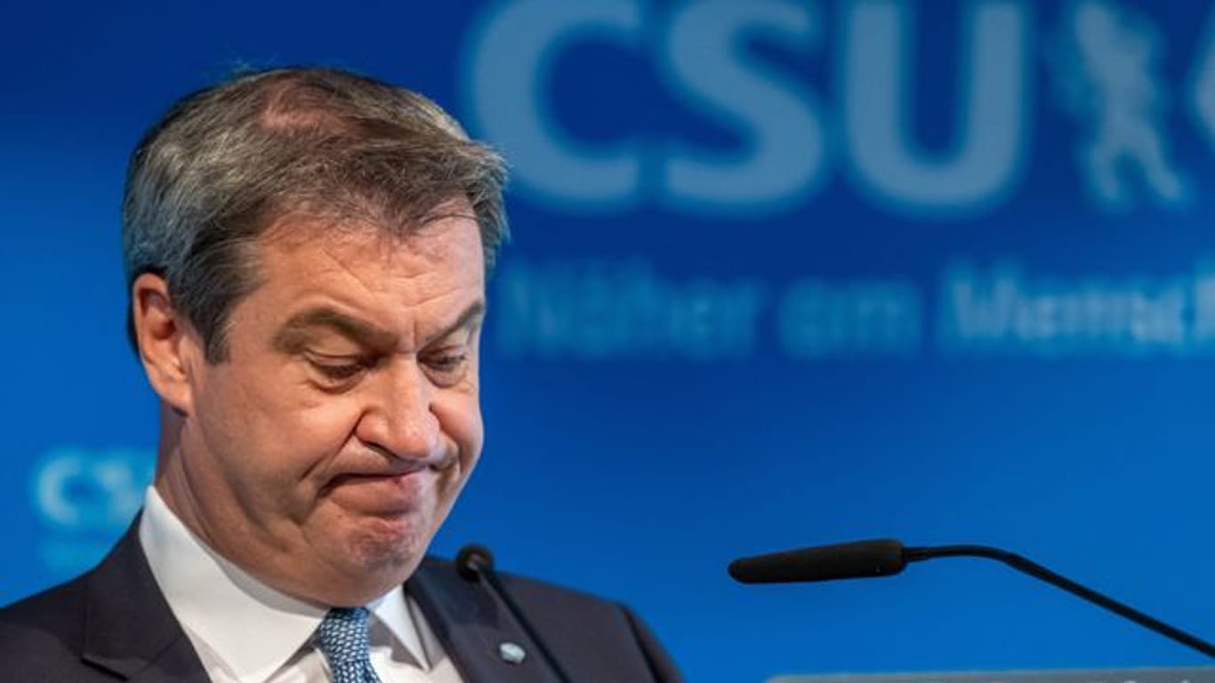 CSU-Pressekonferenz nach Rücktritt von Mayer