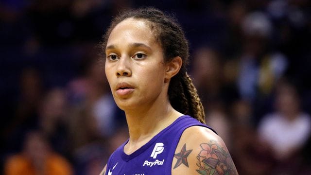 Brittney Griner während eines WNBA-Basketballspiels gegen Seattle Storm.