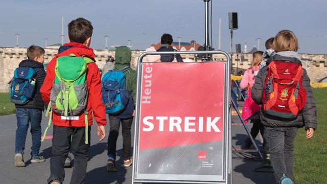 Kita-Warnstreik in Dresden