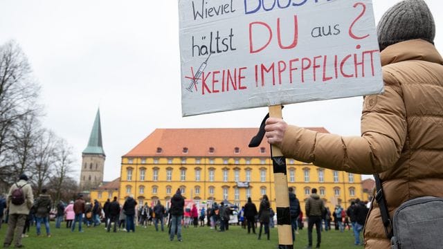 Proteste gegen Corona-Maßnahmen - Osnabrück Proteste gegen Corona-Maßnahmen - Osnabrück