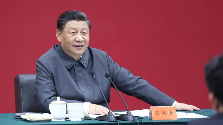 Fährt einen strikten Null-Covid-Kurs: Chinas Staatschef Xi Jinping.