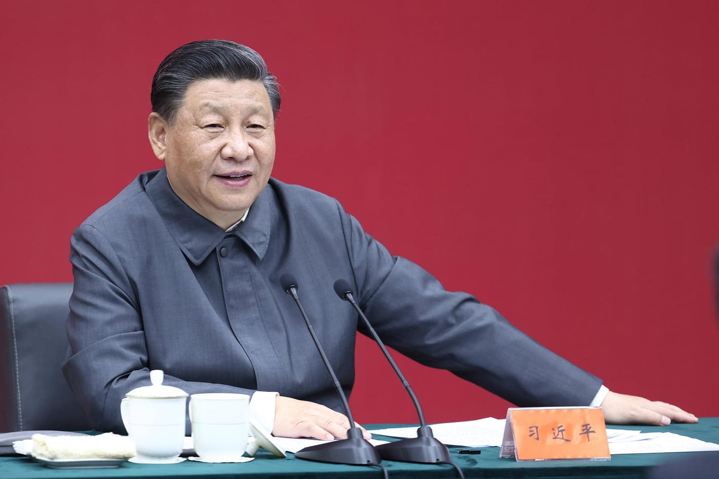 Fährt einen strikten Null-Covid-Kurs: Chinas Staatschef Xi Jinping.