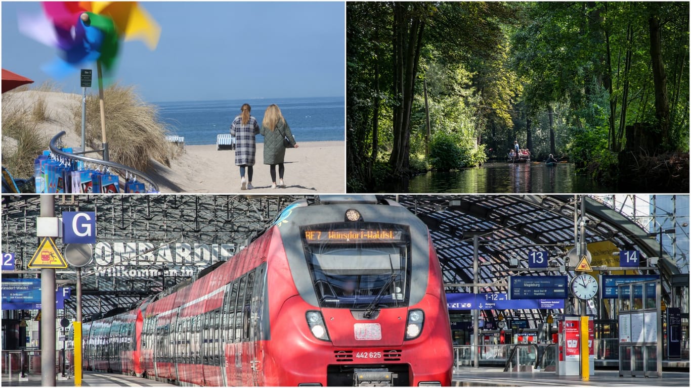 Ostseestrand, Spreewald und Regio am Berliner Hauptbahnhof: Für nur neun Euro können Berliner bald verschiedenste deutsche Reiseziele besuchen.