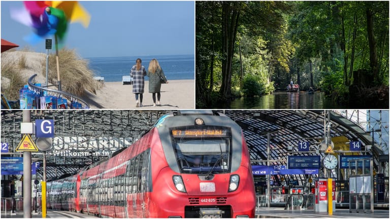 Ostseestrand, Spreewald und Regio am Berliner Hauptbahnhof: Für nur neun Euro können Berliner bald verschiedenste deutsche Reiseziele besuchen.