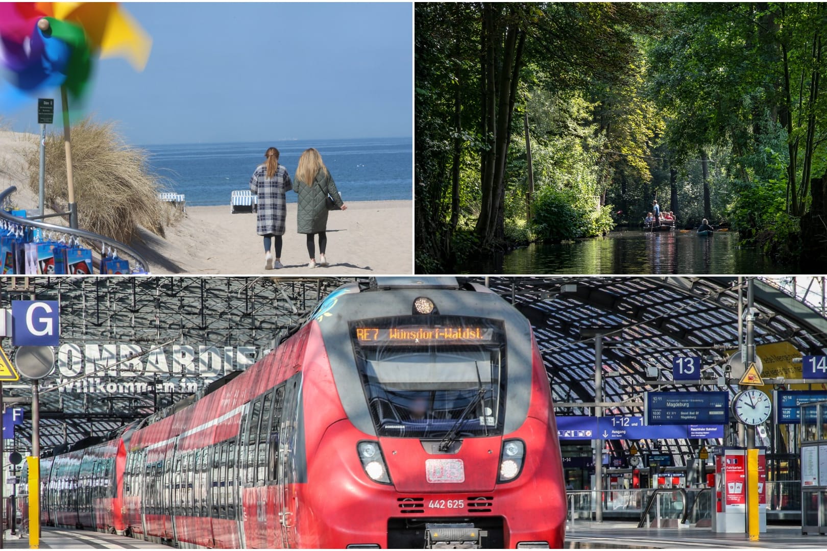 Ostseestrand, Spreewald und Regio am Berliner Hauptbahnhof: Für nur neun Euro können Berliner bald verschiedenste deutsche Reiseziele besuchen.