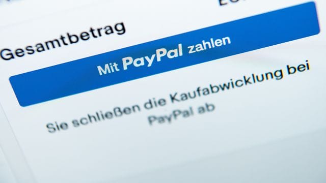 Einer Studie zufolge konnte der Online-Bezahldienst PayPal konnte seinen Marktanteil 2021 von 24,9 auf 28,2 Prozent steigern.