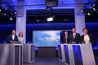 TV-Triell vor der Landtagswahl in Schleswig-Holstein
