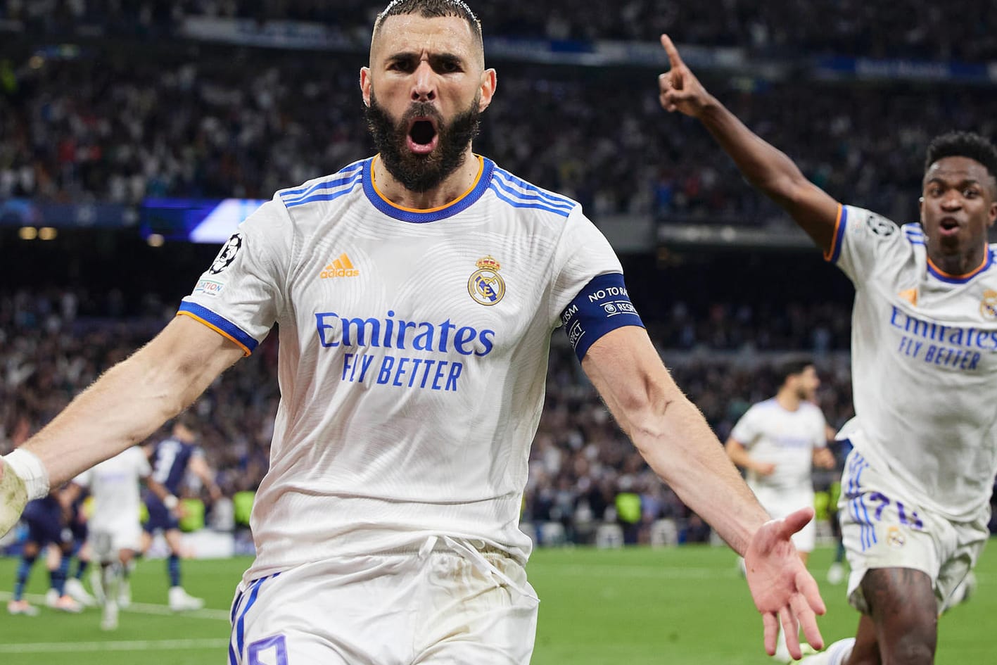 Erzielte den Treffer zum 3:1 in der Verlängerung: Real-Angreifer Karim Benzema.