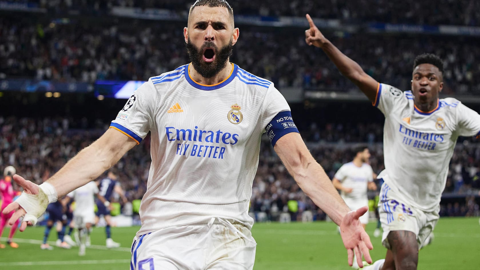 Erzielte den Treffer zum 3:1 in der Verlängerung: Real-Angreifer Karim Benzema.