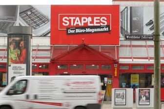 Staples-Filiale in Hamburg (Symbolbild): Der Büroartikelhändler ging Anfang des Jahres insolvent.