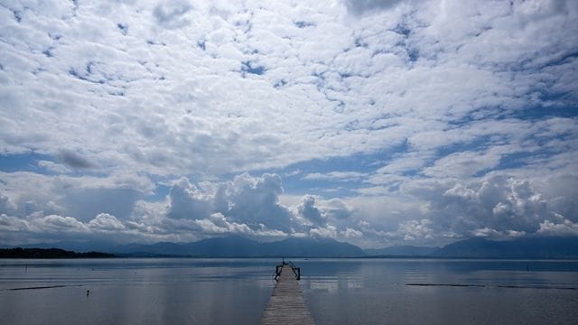 Wolken am Chiemsee