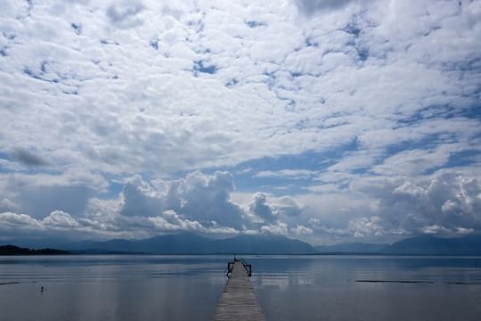 Wolken am Chiemsee