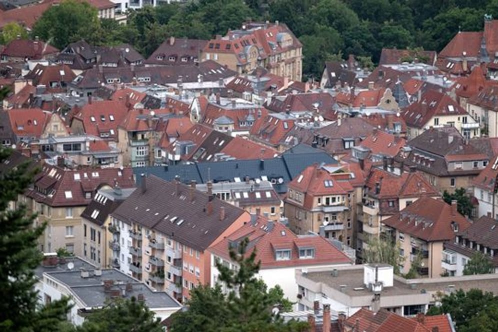 Hausdächer in Stuttgart