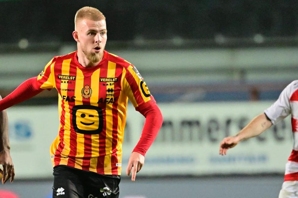 Rick van Drongelen: Der Union-Profi läuft aktuell leihweise für den belgischen Erstligisten KV Mechelen auf.