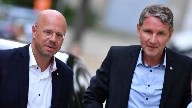 Andreas Kalbitz und Björn Höcke