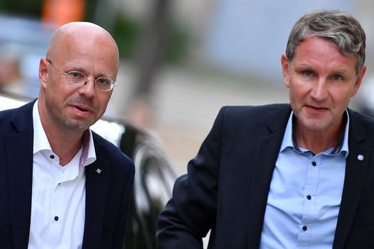 Andreas Kalbitz und Björn Höcke