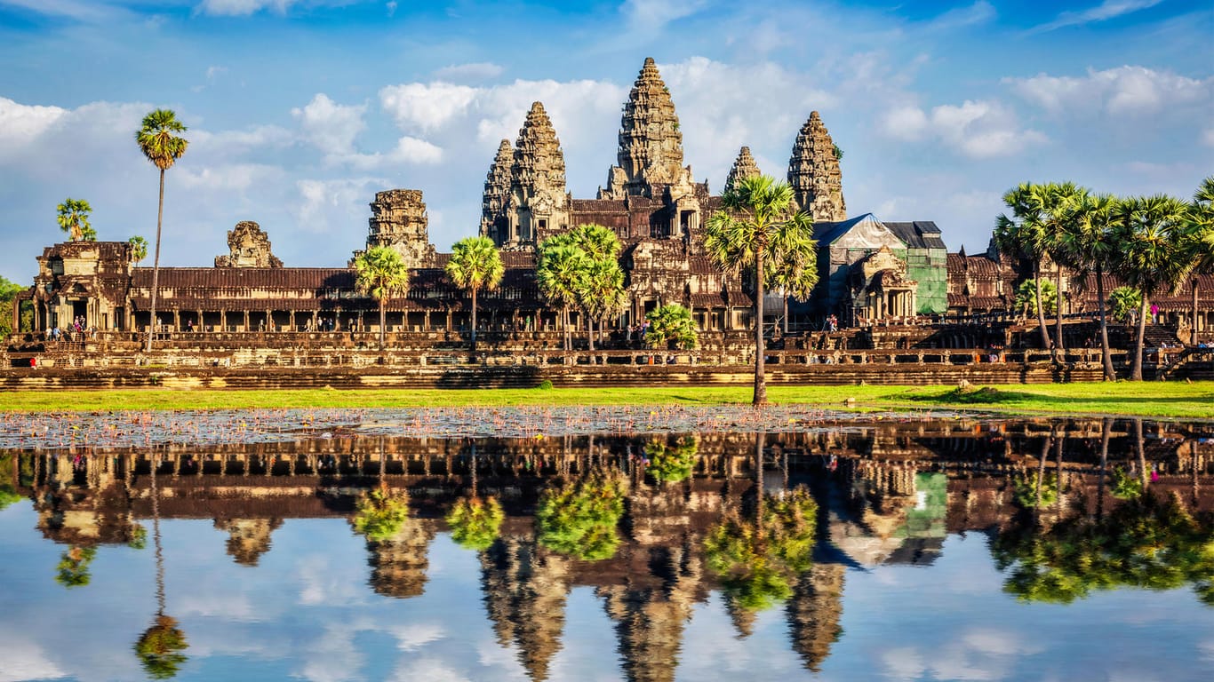 Angkor Wat in Kambodscha: Wer Exotik, fremde Kulturen und tolle Strände sucht, wird auch in Kambodscha fündig.