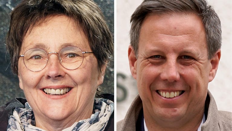 Monika Heinold (Grüne) und Thomas Losse-Müller (SPD): Die Herausforderer liegen weit abgeschlagen hinten, in jüngsten Umfragen bei je 18 Prozent.