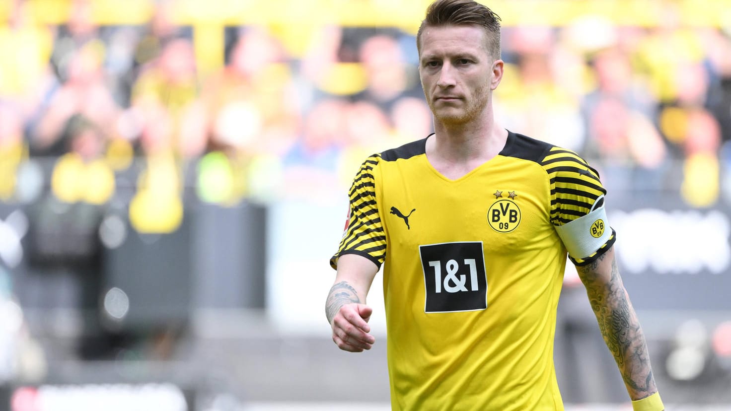 Marco Reus: Eigentlich sollte der BVB-Kapitän mit seinem Team nach Israel reisen. Marco Reus: Eigentlich sollte der BVB-Kapitän mit seinem Team nach Israel reisen.