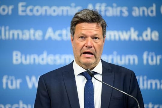 Bundeswirtschaftsminister Robert Habeck (Grüne)