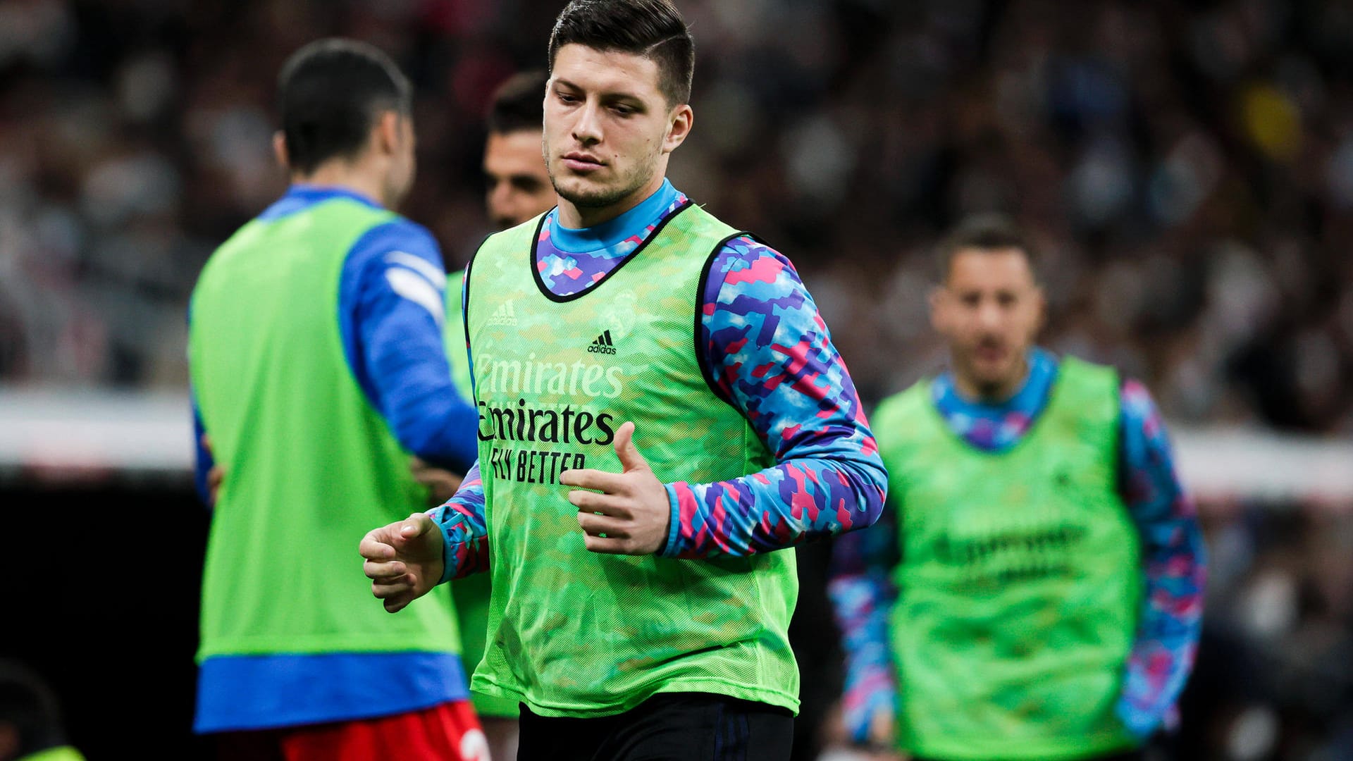 Luka Jovic blieb bei Real Madrid oft nur die Rolle des Zuschauers.