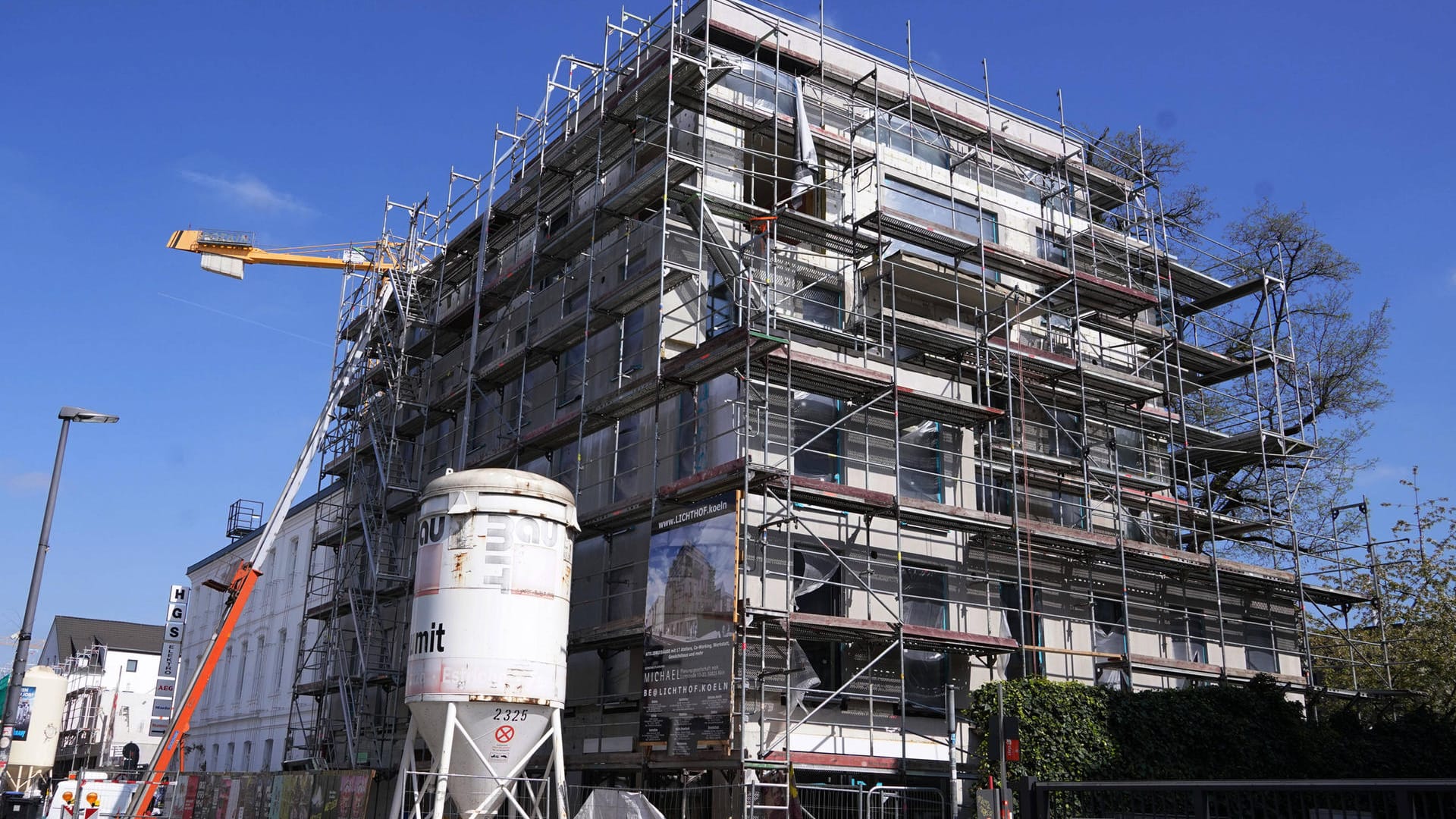 Ein Rohbau in Köln: Bauen ist ein wichtiges Thema im NRW-Wahlkampf.