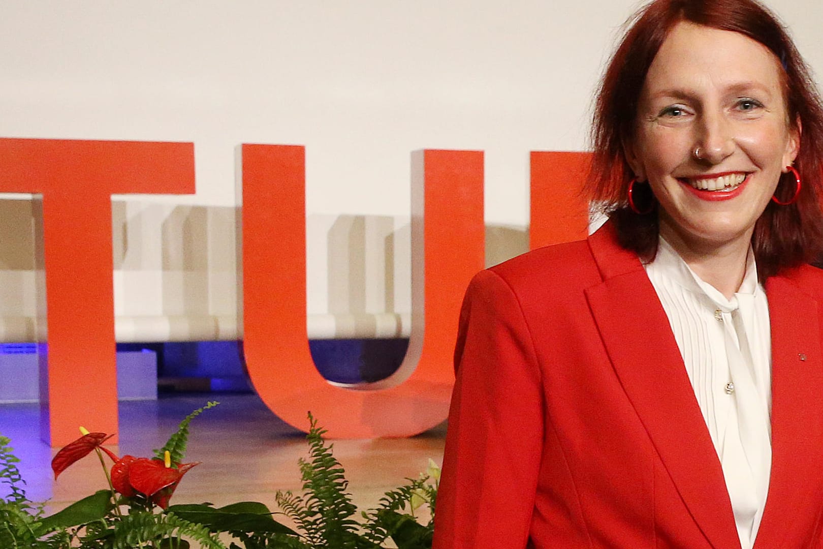 Geraldine Rauch bei der Inauguration: Die neue Präsidentin freut sich über ihre zukünftigen Aufgaben.