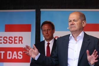 Wahlkampfkundgebung SPD mit Bundeskanzler Scholz