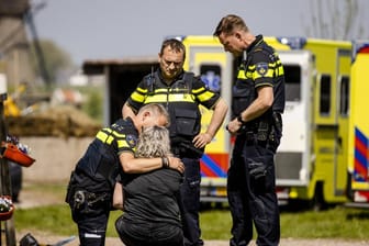 Polizeieinsatz in Alblasserdam: Zwei Menschen starben.