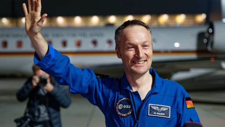 Ankunft von Astronaut Matthias Maurer in Köln