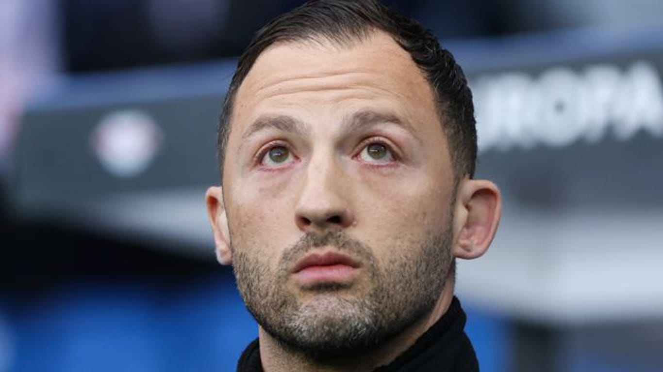 Fordert eine deutliche Reaktion im letzten Bundesliga-Heimspiel der Saison gegen den FC Augsburg: Leipzigs Trainer Domenico Tedesco.
