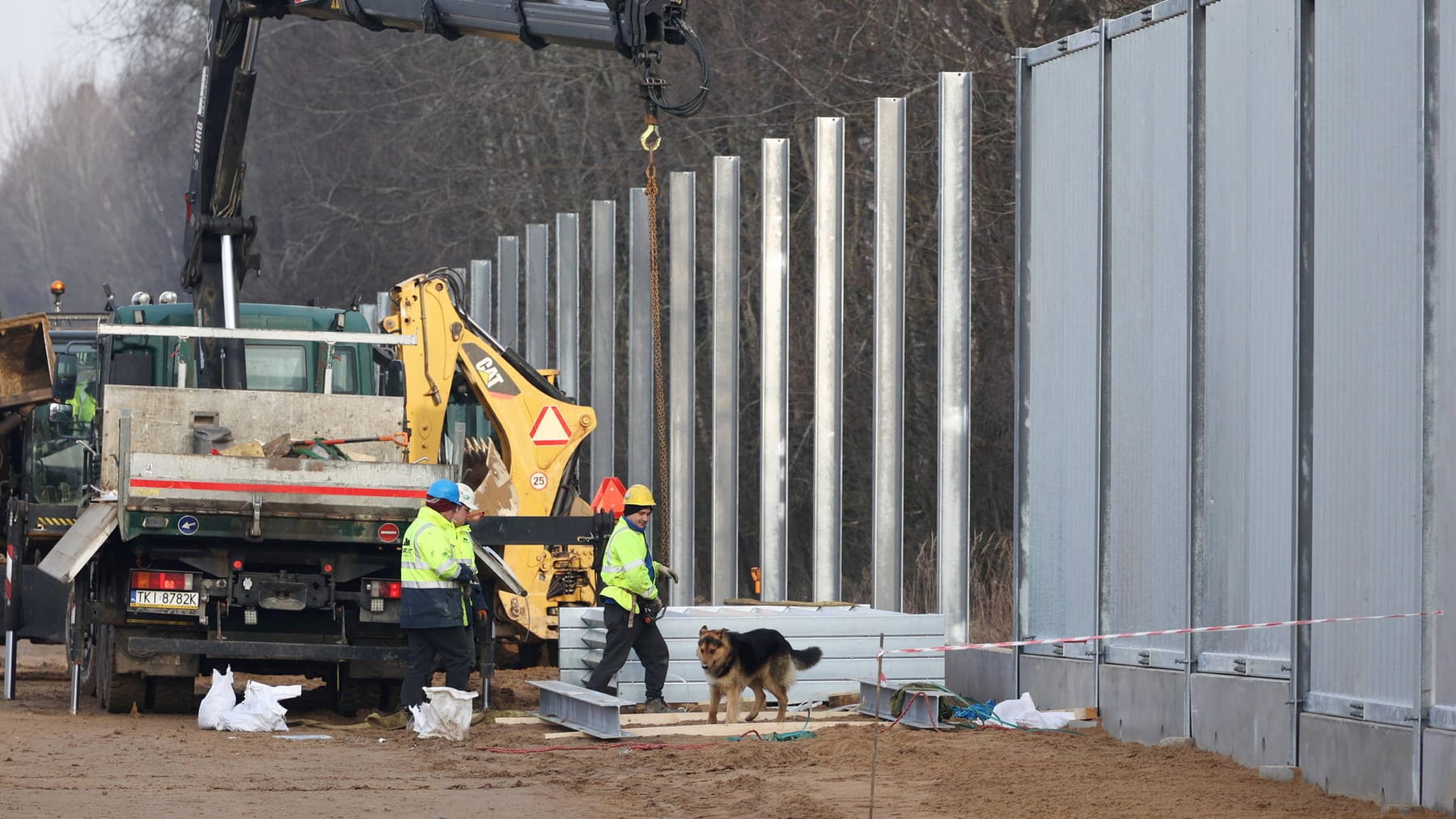 Polen errichtet eine 60 Kilometer lange Mauer an der Grenze zu Weißrussland