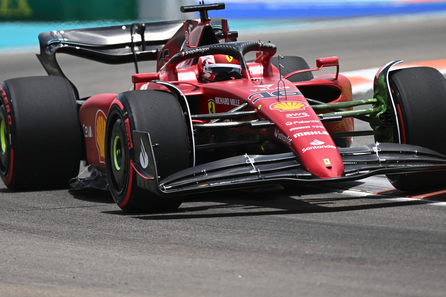 Weiter in Topform: Charles Leclerc auf der Strecke in Miami.