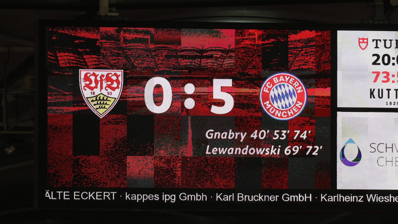 Für den VfB Stuttgart gab es gegen den FC Bayern München meist herbe Niederlagen: Im Hinspiel verlor man zu Hause mit 0:5.